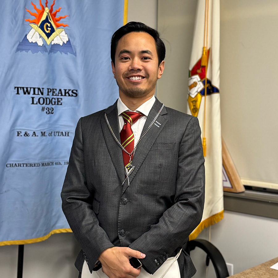 Ephraim Sng as Lodge Secretary
