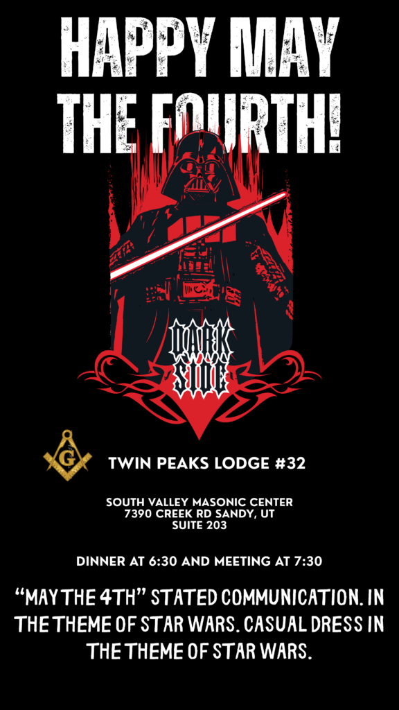 Star Wars May the 4th Stated Meeting Banner