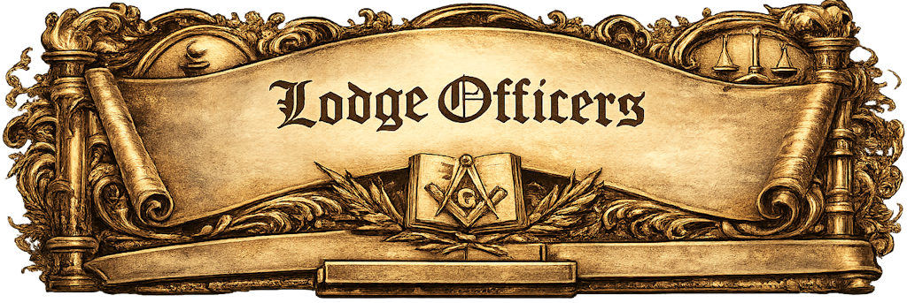 Lodge Officers Banner