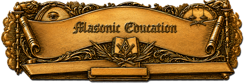 Masonic Education Banner